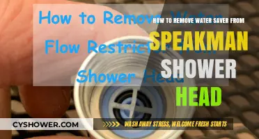 Easy Steps to Remove Water Saver from Speakman Shower Head