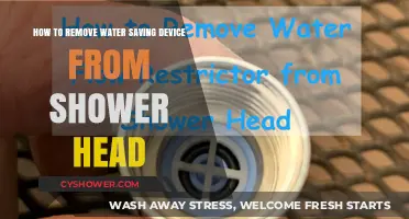 Easy Steps to Remove Water-Saving Devices from Your Shower Head