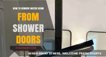 Effective Ways to Remove Water Scum from Shower Doors Easily