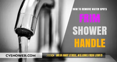 Effective Ways to Remove Water Spots from Your Shower Handle