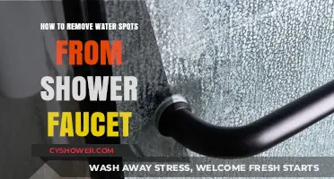 Effective Ways to Remove Water Spots from Your Shower Faucet