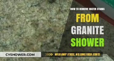 Effective Ways to Remove Water Stains from Granite Showers