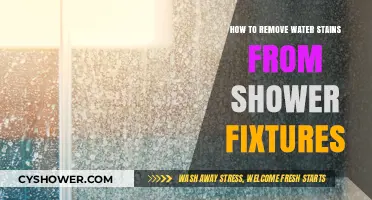 Effective Ways to Remove Water Stains from Shower Fixtures
