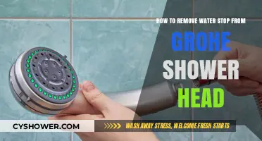 Easy Steps to Remove Water Stop from Grohe Shower Head