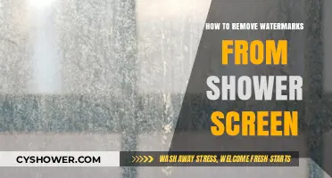 Effective DIY Methods to Remove Watermarks from Your Shower Screen