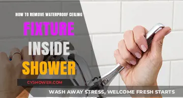 Easy Steps to Safely Remove Waterproof Shower Ceiling Fixtures