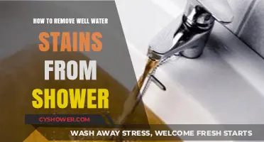 Effective Ways to Remove Well Water Stains from Your Shower