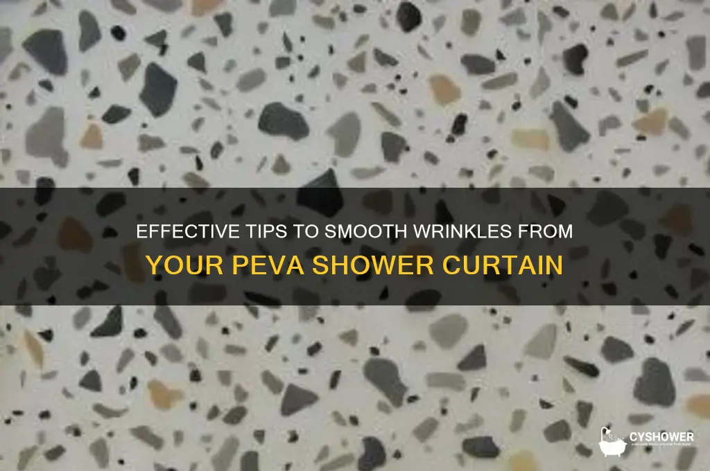 how to remove wrinkles from peva shower curtain