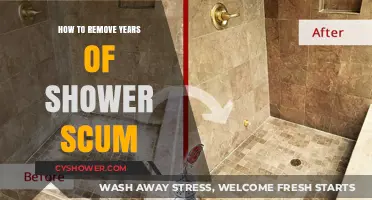 Effective Shower Scum Removal: Tackle Years of Buildup Easily
