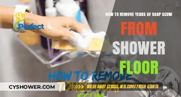Effective Ways to Remove Stubborn Soap Scum from Shower Floors