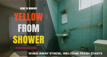 Effective Ways to Remove Yellow Stains from Your Shower