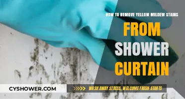Effective Tips to Remove Yellow Mildew Stains from Shower Curtains