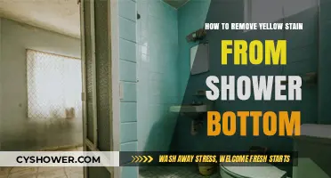 Effective Tips to Remove Yellow Stains from Your Shower Bottom