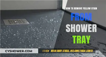 Effective Ways to Remove Yellow Stains from Your Shower Tray