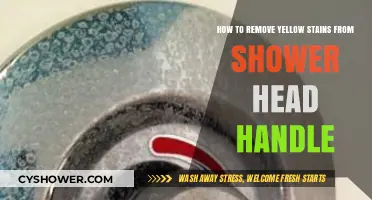 Effective Tips to Remove Yellow Stains from Your Shower Head Handle