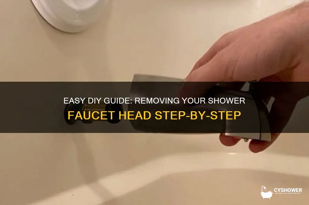how to remove your shower faucet head
