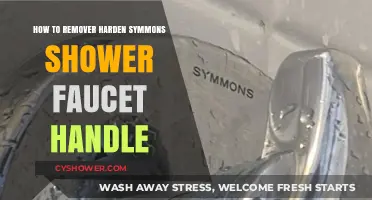 Easy Steps to Remove a Hardened Symmons Shower Faucet Handle