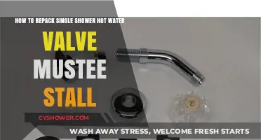 Repacking a Mustee Stall Single Shower Hot Water Valve: DIY Guide