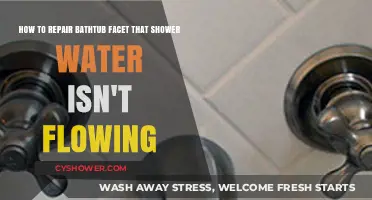 Fix Your Bathtub Faucet: Restore Shower Water Flow Easily