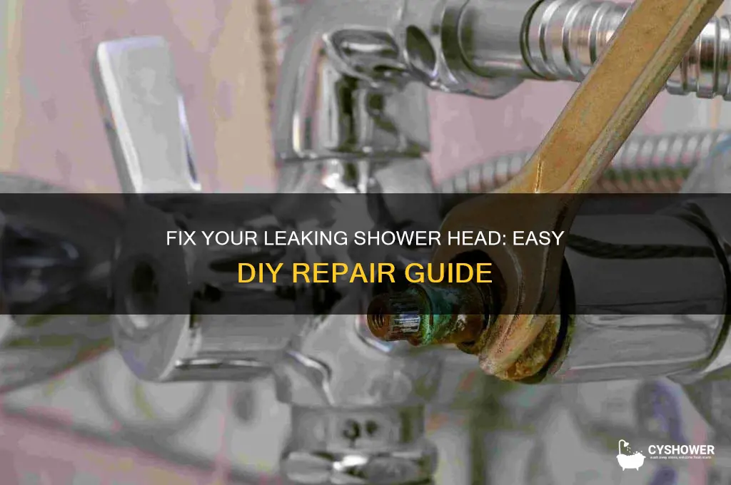 how to repair leaking shower head