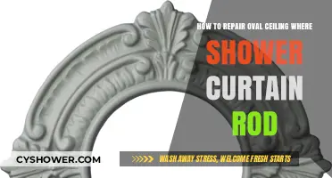 Fixing Oval Ceiling Damage from Shower Curtain Rod: A DIY Guide