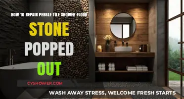 Fixing Pebble Tile Shower Floors: Reattaching Popped-Out Stones Easily