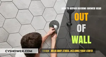 Fix a Rocking Shower Head: Secure It Back into the Wall
