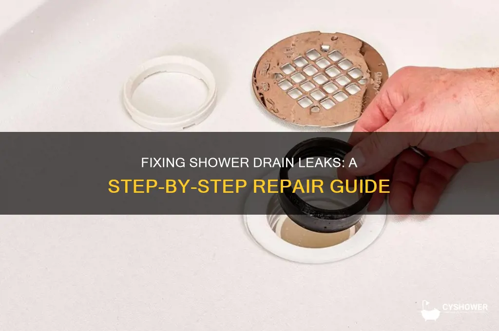 how to repair shower drain wleting