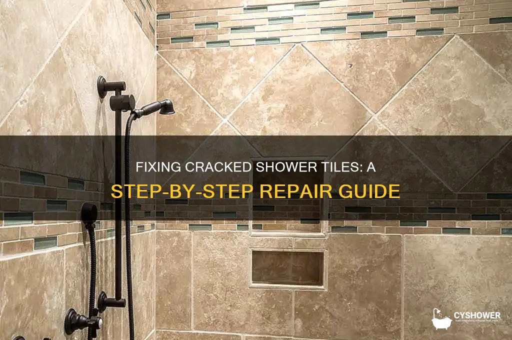 how to repair shower floor tile