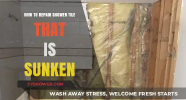 Fix Sunken Shower Tiles: A Step-by-Step Repair Guide