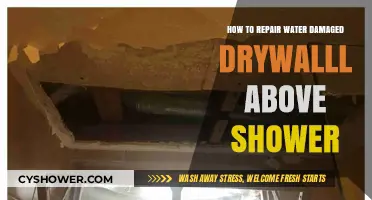 Fixing Water-Damaged Drywall Above Your Shower: A Step-by-Step Guide