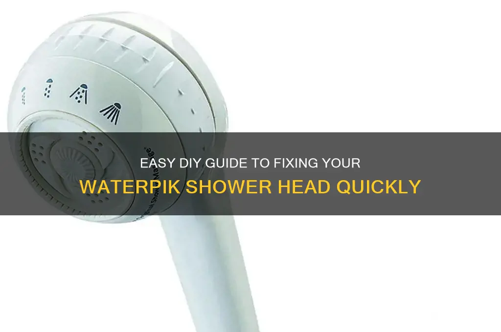 how to repair waterpik shower head
