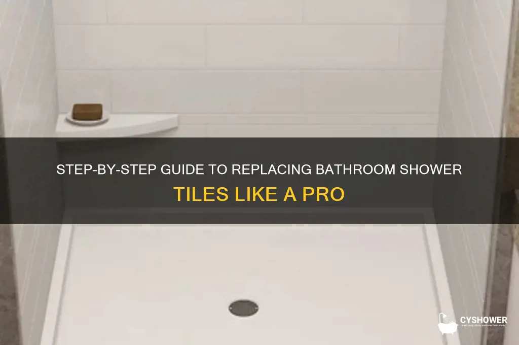 how to replace a bathroom shower tile