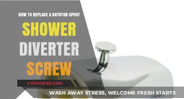 Easy DIY Guide: Replacing Your Bathtub Spout Shower Diverter Screw