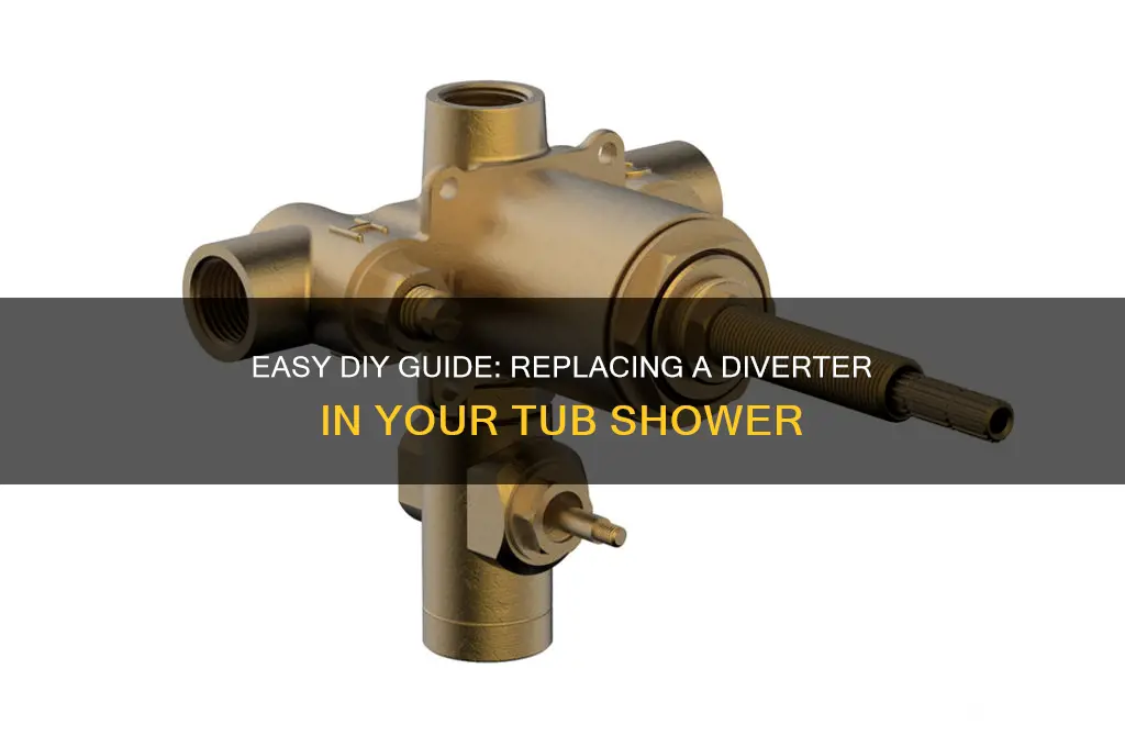 how to replace a diverter in a tub shower