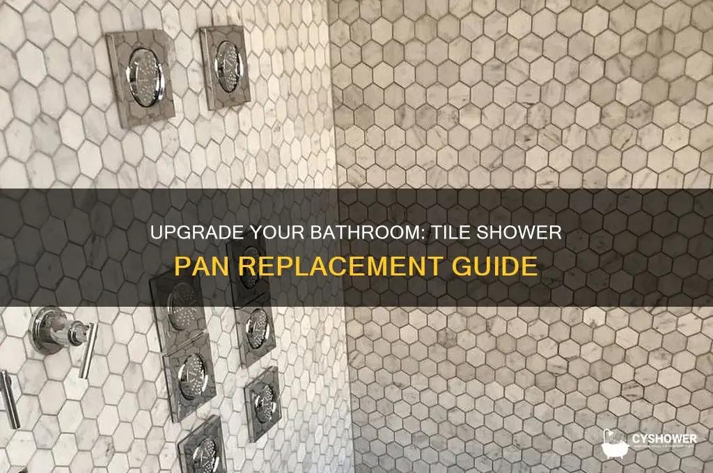 how to replace a fiberglass shower pan with tile