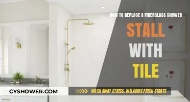 Upgrade Your Bathroom: Replace Fiberglass Shower Stall with Tile