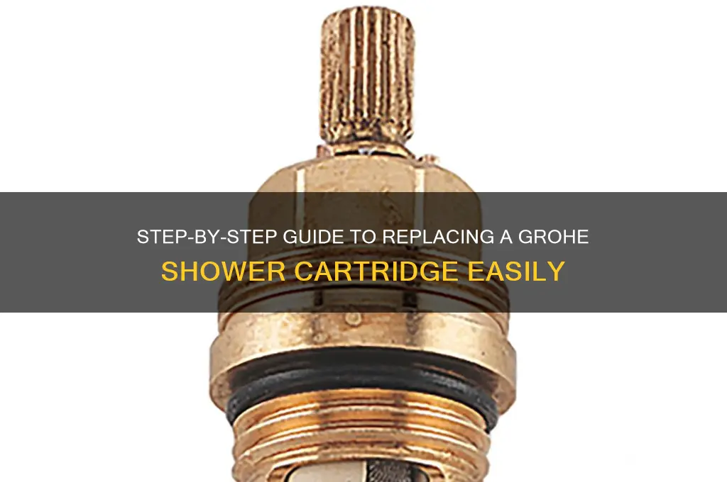 how to replace a grohe shower cartridge