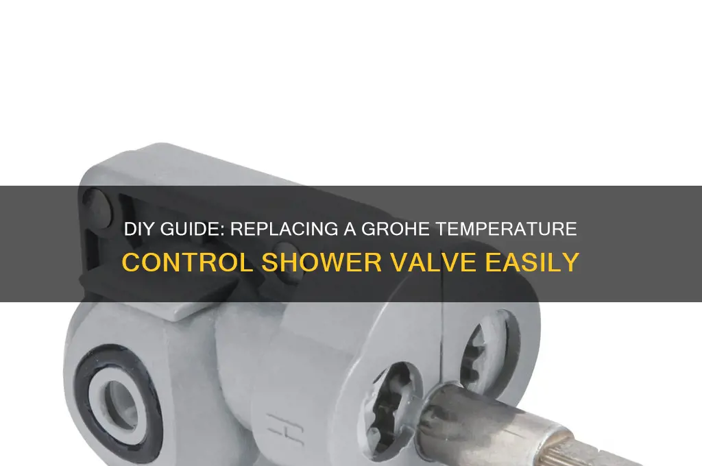 how to replace a grohe temperature control shower valve