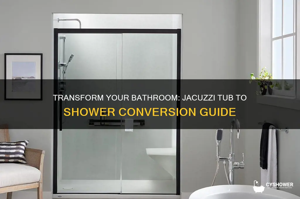 how to replace a jacuzzi tub with a shower