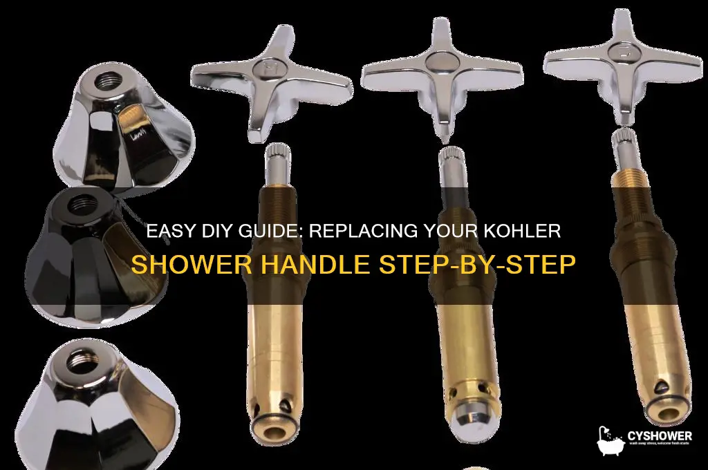 how to replace a kohler shower handle