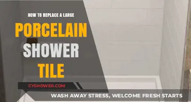 Step-by-Step Guide to Replacing a Large Porcelain Shower Tile