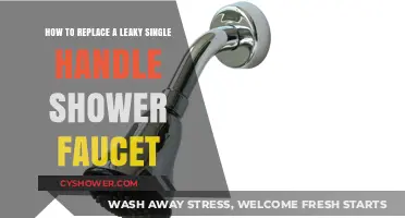 Fix Your Leaky Shower: Step-by-Step Guide to Replacing a Single-Handle Faucet