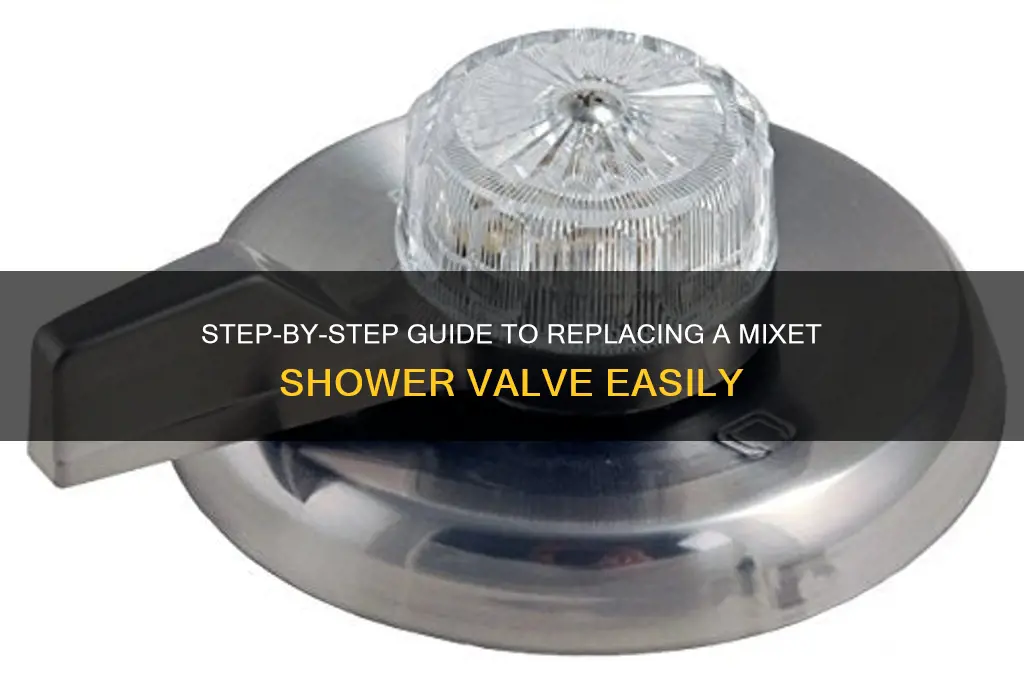 how to replace a mixet shower valve