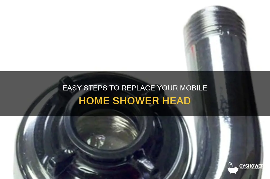 how to replace a mobile home shower head