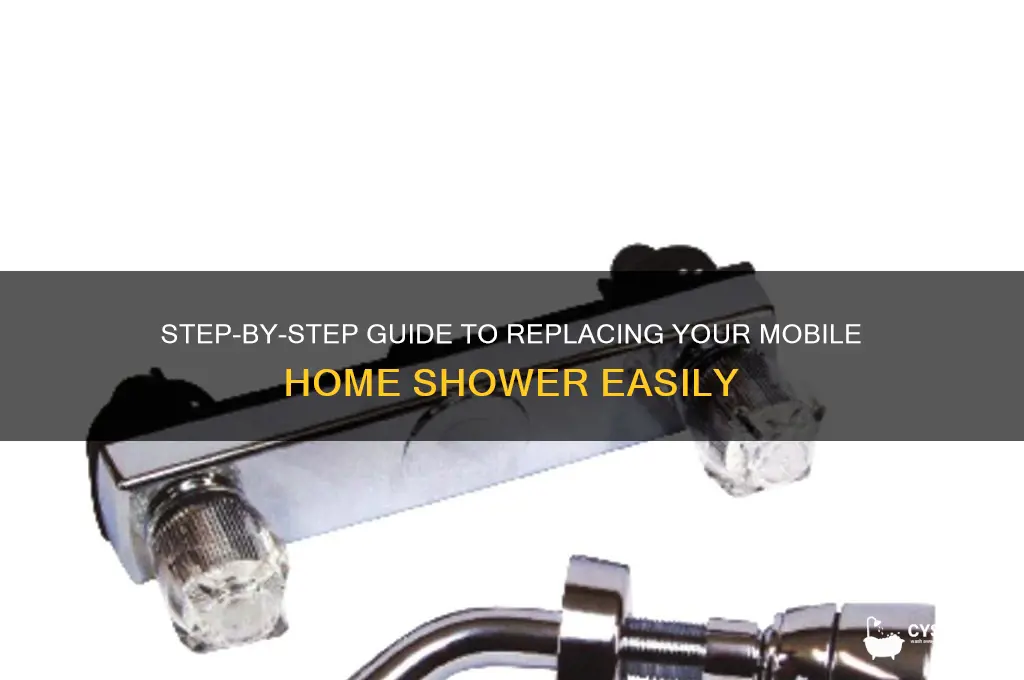 how to replace a mobile home shower