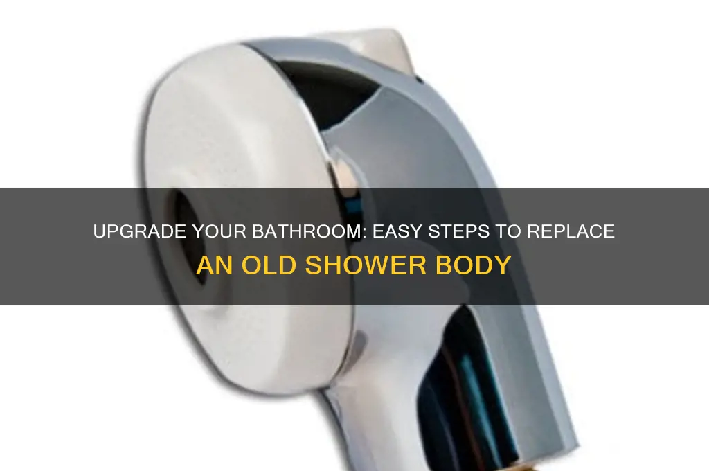 how to replace a n old shower body