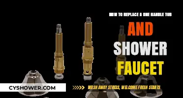 DIY Guide: Replacing a One-Handle Tub and Shower Faucet Easily