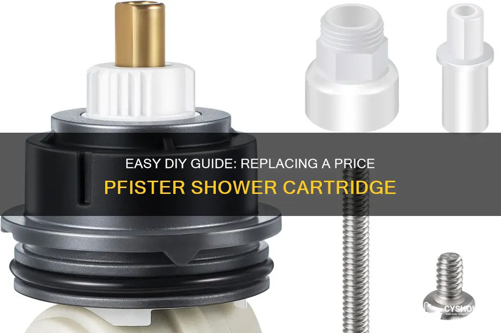 how to replace a price pfister shower cartridge