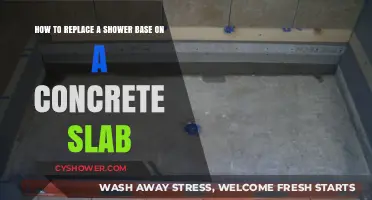 DIY Guide: Replacing a Shower Base on Concrete Slab Easily